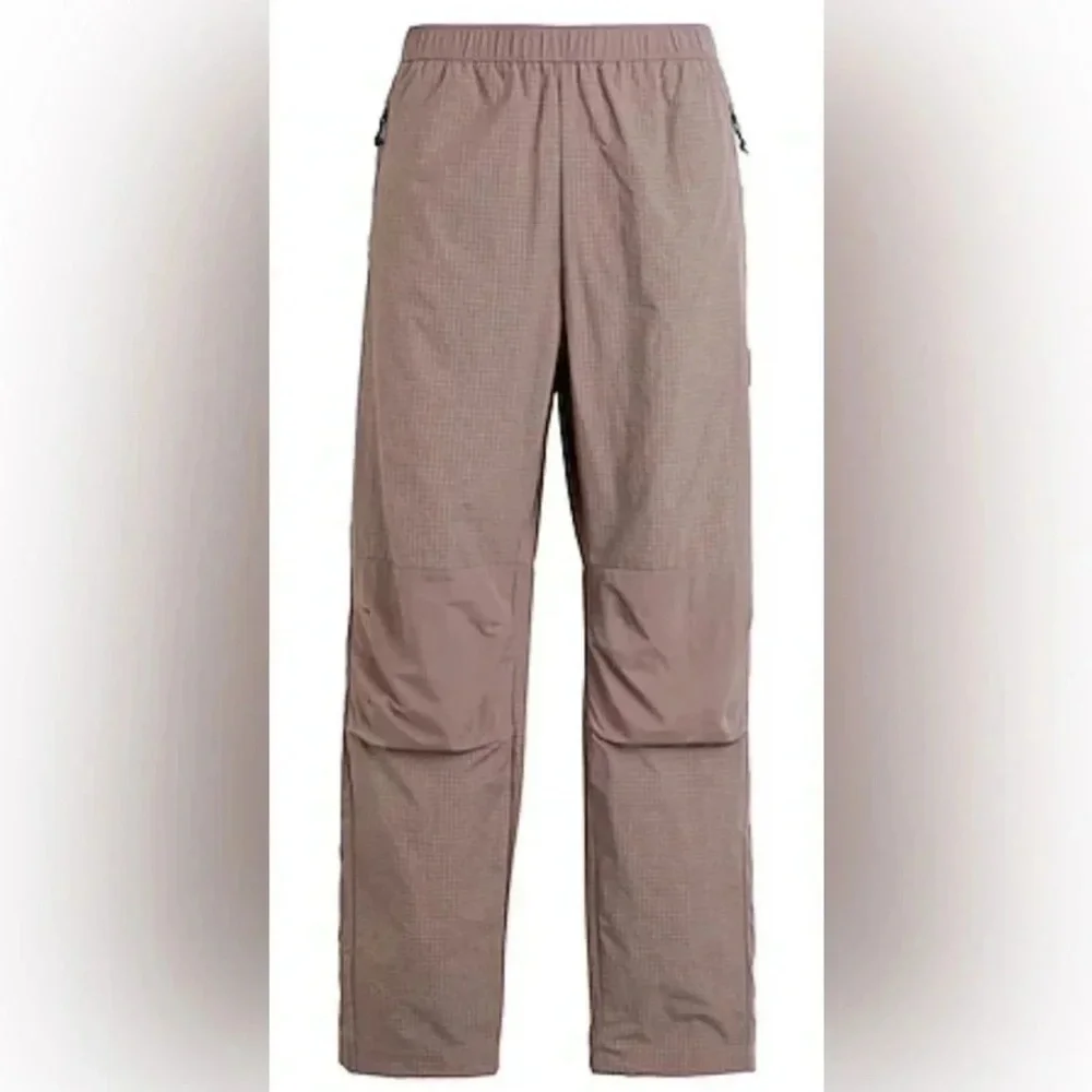 The North Face Convin Windwall‎ Nylon Tan/White Micro Check Pants Men’s XXL NWT